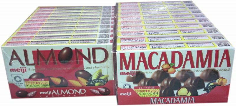 ■meiji　アーモンドチョコ、マカダ