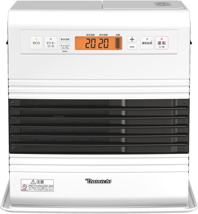 ダイニチ 石油ファンヒーター スノーホワイト FW-3724GR-W 灯油 木造10畳 コンクリ...