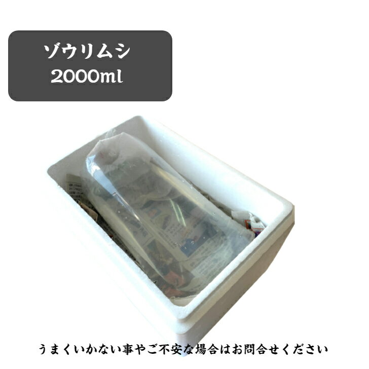 【送料無料】 ゾウリムシ 大容量 2000ml＋おまけ 増量中 ミジンコ タマミジンコ オオミジンコ 生餌 めだか 餌 メダカ