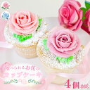 シャンティバラカップケーキ(4個) 食べられるお花 リアルフラワースイーツ お菓子 洋菓子 ギフト お祝い シフォンケーキ スイーツ プレゼント 自宅用 かわい...