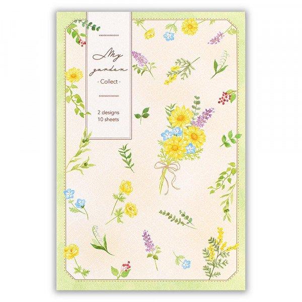 【数量限定特価品】マイガーデン　コレクトNB社（エヌビー社）ハガキ箋（罫線柄入りはがき）（NB-52517..