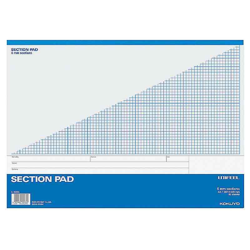 コクヨ セクションパッド A3 5ミリ方眼罫 レ-500N