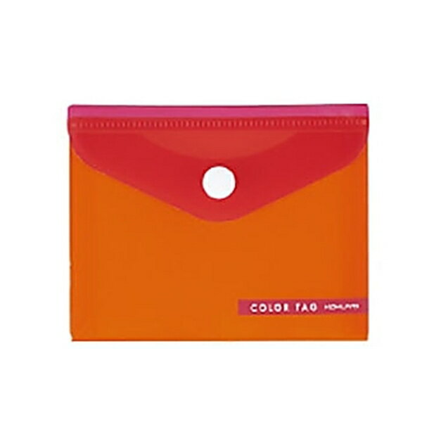 【数量限定特価品】コクヨ ホックケースS ＜カラータグ＞ オレンジ CTクケ-C5310YR カードケース ショップカード クーポン券 名刺 整理