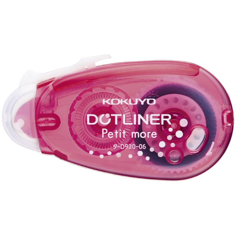 コクヨ テープのり ドットライナー プチモア ピンク 使い切りタイプ タ-D920-06P