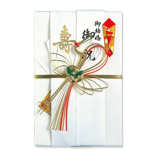 風合いある檀紙とおめでたい意味を持つ定番の鶴をモチーフにした大判タイプの金封です。 138×198×15mm 38g