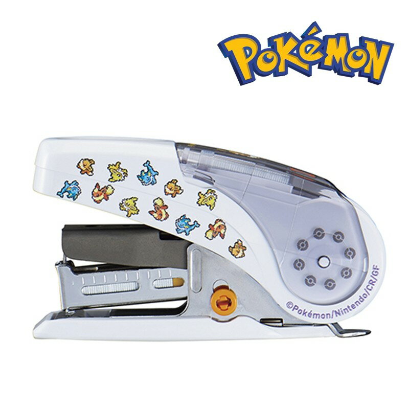 【数量限定】 マックス ポケモンデザイン サクリ2 ポケモン2 HD-10NLK/W2 ホッチキス 20枚綴じ 文具 文房具 かわいい キャラクター イーブイ サンダース ブースター シャワーズ ポケットモンスター
