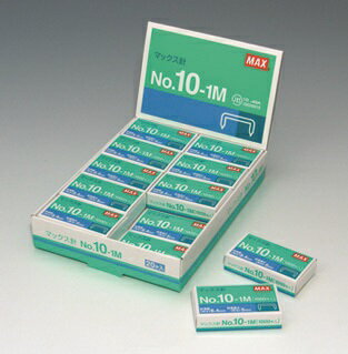 MAX ホッチキス針 20個入り箱 NO10-1M NO101Mハコ マックス