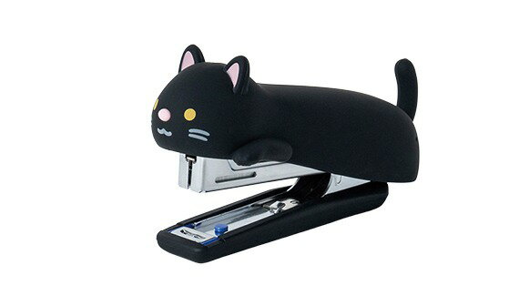 【数量限定】MAX シリコンねこホッチキス くろねこ ZH90234 HD10NX/Sクロネコ ホチキス かわいい 猫