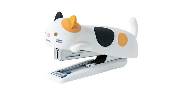 【数量限定】MAX シリコンねこホッチキス みけねこ ZH90236 HD10NX/Sミケネコ ホチキス かわいい 猫