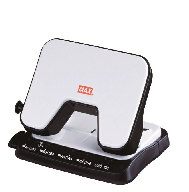 MAX 軽あけ2穴パンチ スクーバ25 ホワイト DP90132 DP-25T/W マックス 穴あけパンチ