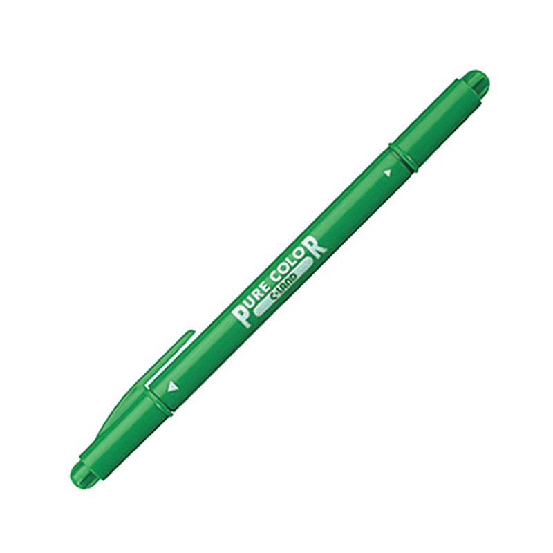 三菱鉛筆 水性マーカー ピュアカラー 緑 サインペン PW100TPC.6
