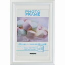 【数量限定特価品】ナカバヤシ 樹脂製(PVC)フォトフレーム KG判 / L判 ホワイト フ-TPS-201-W 写真入れ 写真立て 思い出