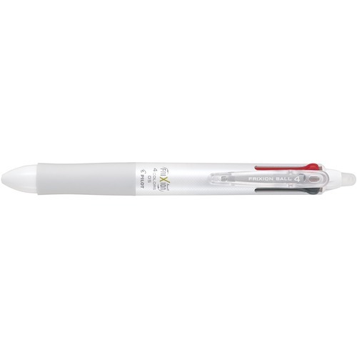 Rakuten - パイロット フリクションボール4 0.5 ホワイト LKFB-80EF-W 4色ボールペン 多色ボールペン