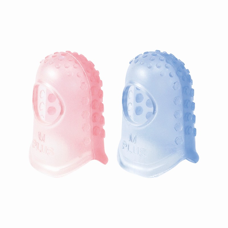 プラス 指サック メクリッコハニカム Mサイズ カラーミックス 44726 KM302H