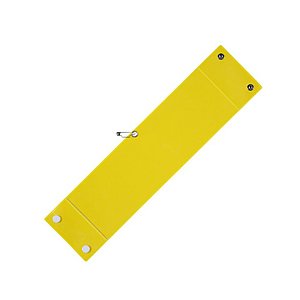 サクラクレパス ノータム差換え腕章 黄 UNW-H1#3 雲州堂 ホック式 ボタン式 オレフィン 腕章 黄色 安全ピン