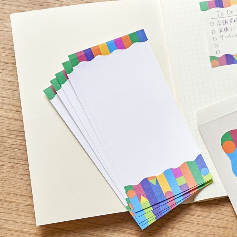 【数量限定特価品】サクラクレパス クーピーデザイン 一筆箋 QNP-FY 手紙 50周年記念 限定