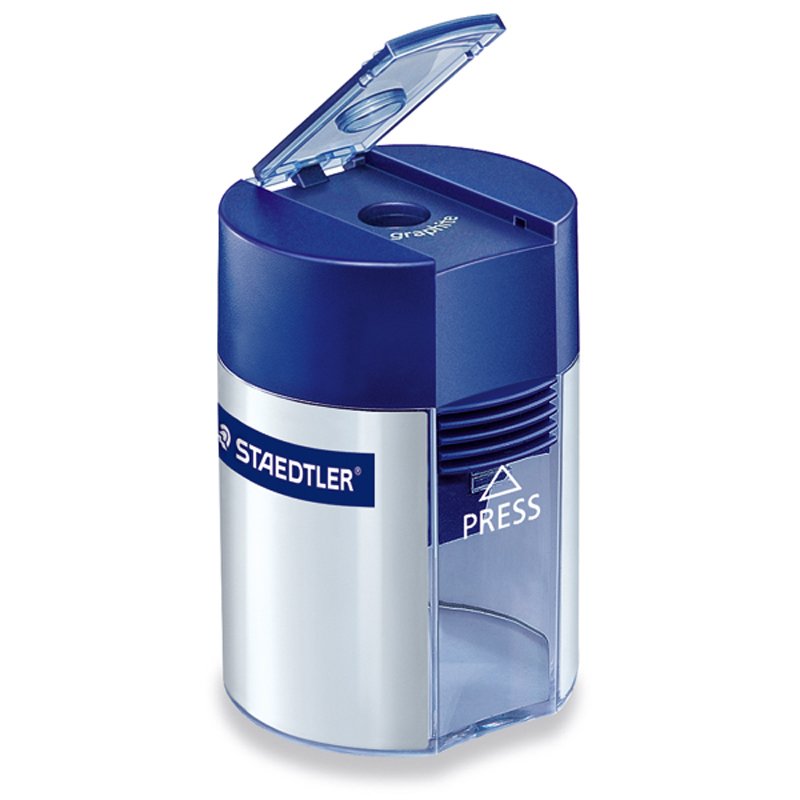 ステッドラー 手動鉛筆削り 蓋付シャープナー 511001
