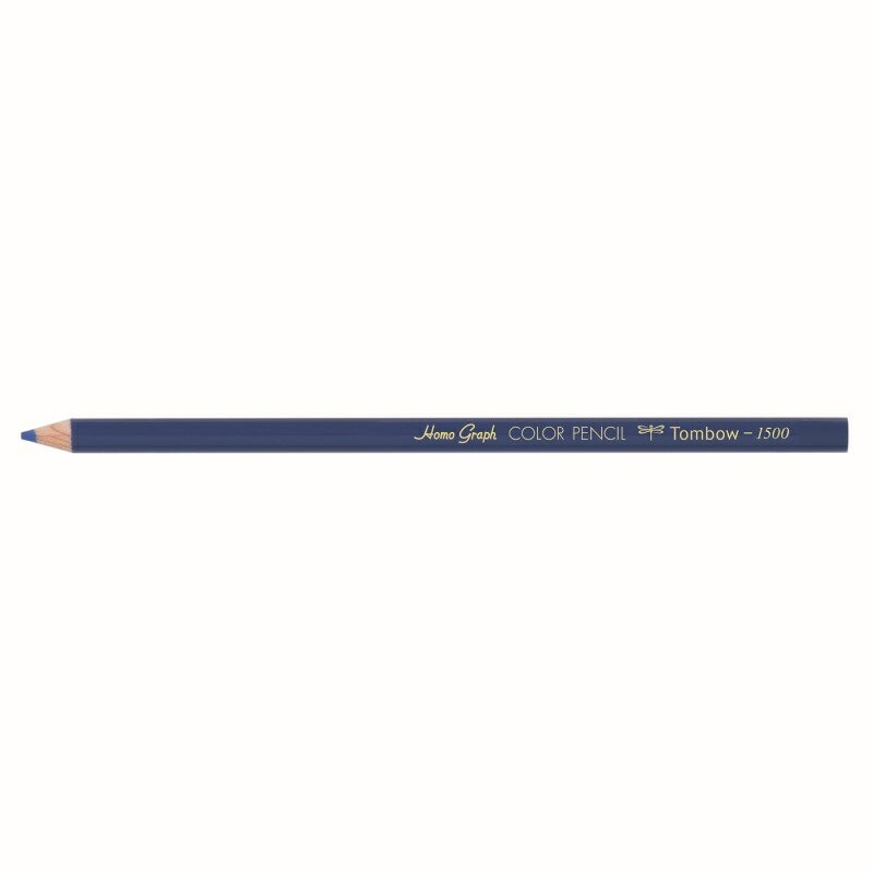 トンボ鉛筆 色鉛筆 1500 単色 群青色 150016J バラ売り 1本 ぐんじょういろ