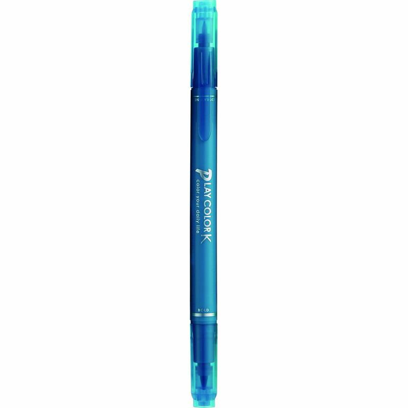 トンボ鉛筆 プレイカラーK ターコイズブルー WS-PK84 ノート整理 マーキングペン かわいい カラフル