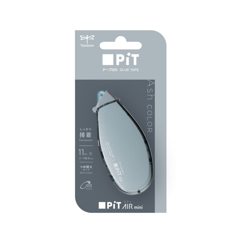 【数量限定】トンボ鉛筆 テープのりピット エアーミニ 詰替式 703LPN-CASC703L アッシュカラー かわいい