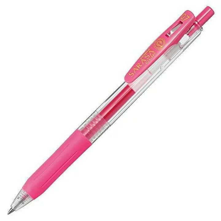 ゼブラ サラサクリップ 0．7 ピンク 1本入 P-JJB15-P ジェルボールペン さらさら書き味 色数豊富