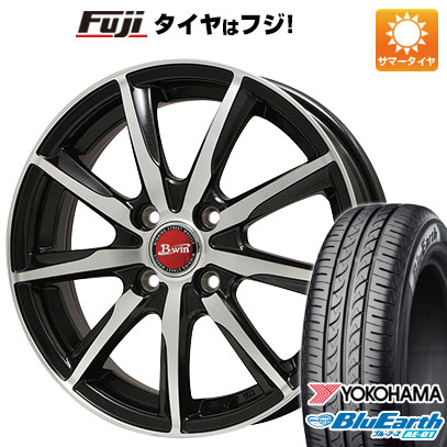 【新品 軽自動車】 夏タイヤ ホイール4本セット 165/55R14 ヨコハマ ブルーアース AE-01 ビッグウエイ B-WIN ヴェノーザ9 14インチ(送料無料)