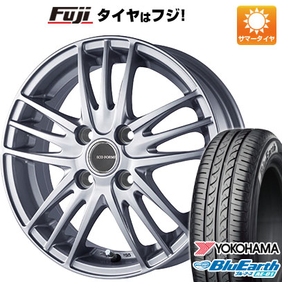 【新品 軽自動車】エブリイワゴン 夏タイヤ ホイール4本セット 165/50R15 ヨコハマ ブルーアース AE-01 ブリヂストン エコフォルム SE-18 15インチ(送料無料)