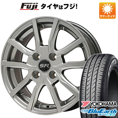 【新品 軽自動車】アトレーワゴン 夏タイヤ ホイール4本セット 165/65R13 ヨコハマ ブルーアース AE-01 ブランドル N52 13インチ(送料無料)