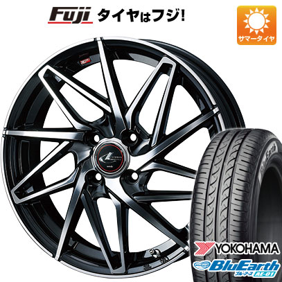 【新品 軽自動車】ハスラー デリカミニ(4WD) 夏タイヤ ホイール4本セット 165/60R15 ヨコハマ ブルーアース AE-01 WEDS ウェッズ レオニス IT 15インチ(送料無料) サマータイヤ