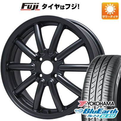 タイヤはフジ 送料無料 ALGERNON アルジェノン フェニーチェ RX-1 6J 6.00-14 YOKOHAMA ブルーアース AE-01F 175/70R14 14インチ サマータイヤ ホイール4本セット