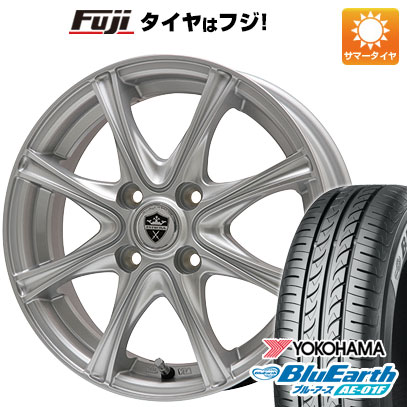 【新品国産5穴114.3車】 夏タイヤ ホイール4本セット 195/65R15 ヨコハマ ブルーアース AE-01F ブランドル ER16 15インチ(送料無料) サマータイヤ