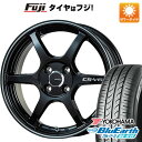  夏タイヤ ホイール4本セット 185/55R16 ヨコハマ ブルーアース AE-01F レアマイスター CS-V6(グロスブラック/ラインポリッシュ) 16インチ(送料無料)