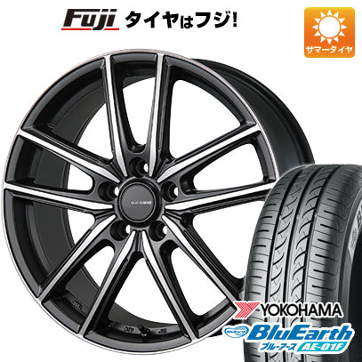 【新品国産5穴114.3車】 夏タイヤ ホイール4本セット 205/55R16 ヨコハマ ブルーアース AE-01F ブリヂストン エコフォルム CRS20 16インチ(送料無料)