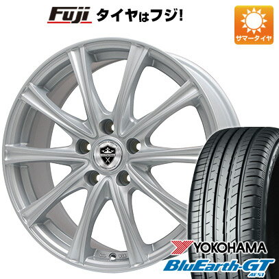 【新品国産5穴114.3車】 夏タイヤ ホイール4本セット 215/45R17 ヨコハマ ブルーアース GT AE51 ブランドル ER16 17インチ(送料無料) サマータイヤ