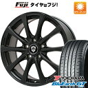【新品国産5穴100車】 夏タイヤ ホイール4本セット 225/40R18 ヨコハマ ブルーアース GT AE51 ブランドル KF25B 18インチ(送料無料) サマータイヤ(2)