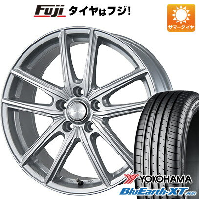 【新品国産5穴114.3車】 夏タイヤ ホイール4本セット 215/55R17 ヨコハマ ブルーアース XT AE61 ブリヂストン エコフォルム SE-20 17インチ(送料無料) サマータイヤ