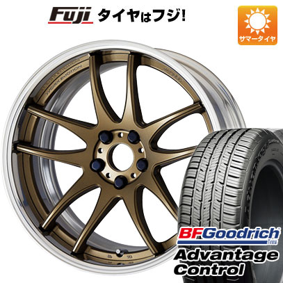 【新品国産5穴114.3車】 夏タイヤ ホイール4本セット 235/55R18 BFグッドリッチ(フジ専売) アドバンテージ コントロール ワーク エモーション CR 2P 18インチ(送料無料)