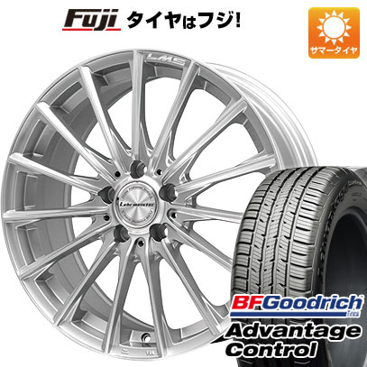 【新品国産5穴114.3車】 夏タイヤ ホイール4本セット 235/55R18 BFグッドリッチ(フジ専売) アドバンテージ コントロール レアマイスター LM-S FS15 (シルバーポリッシュ) 18インチ(送料無料)