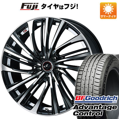 【新品国産5穴114.3車】 夏タイヤ ホイール4本セット 245/45R19 BFグッドリッチ(フジ専売) アドバンテージ コントロール ウェッズ レオニス FS 19インチ(送料無料)