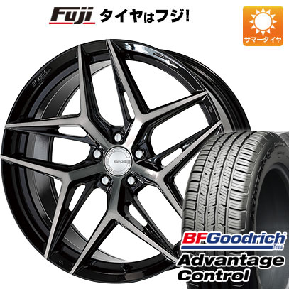 【新品国産5穴114.3車】 夏タイヤ ホイール4本セット 225/55R19 BFグッドリッチ(フジ専売) アドバンテージ コントロール ワーク グノーシスIS 205 19インチ(送料無料)