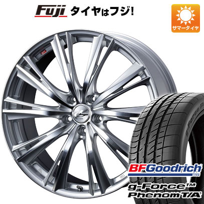 【新品国産5穴114.3車】 夏タイヤ ホイール4本セット 225/45R18 BFグッドリッチ(フジ専売) g-FORCE フェノム T/A WEDS ウェッズ レオニス WX 18インチ(送料無料) サマータイヤ