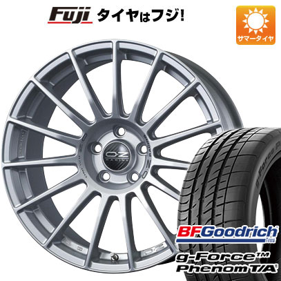 【新品国産5穴114.3車】 夏タイヤ ホイール4本セット 225/45R18 BFグッドリッチ(フジ専売) g-FORCE フェノム T/A OZ スーパーツーリズモ LM 18インチ(送料無料)