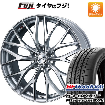【新品国産5穴114.3車】 夏タイヤ ホイール4本セット 225/45R18 BFグッドリッチ(フジ専売) g-FORCE フェノム T/A WEDS ウェッズ レオニス MX 18インチ(送料無料) サマータイヤ