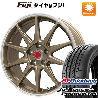 ライズ/ロッキー（ハイブリッド） 夏タイヤ ホイール4本セット 215/45R18 BFグッドリッチ(フジ専売) g-FORCE フェノム T/A レアマイスター LMスポーツRS10(マットブロンズリムポリッシュ) 18インチ(送料無料)