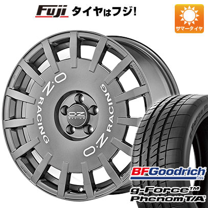 【新品国産5穴114.3車】 夏タイヤ ホイール4本セット 215/45R18 BFグッドリッチ(フジ専売) g-FORCE フェノム T/A OZ ラリーレーシング 18インチ(送料無料)