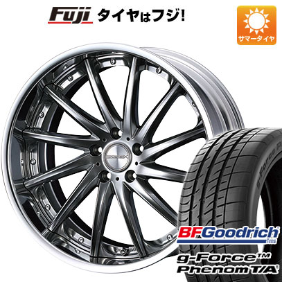 【新品国産5穴114.3車】 夏タイヤ ホイール4本セット 225/45R18 BFグッドリッチ(フジ専売) g-FORCE フェノム T/A ウェッズ マーベリック 1212F 18インチ(送料無料)