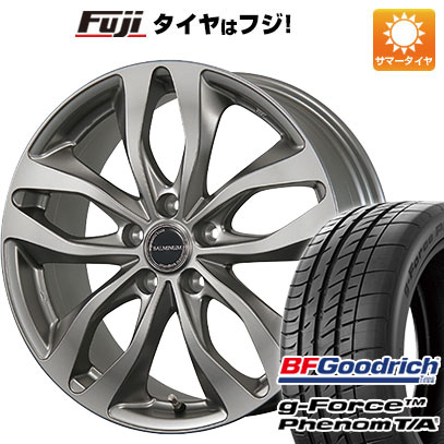 【新品国産5穴114.3車】 夏タイヤ ホイール4本セット 235/45R18 BFグッドリッチ(フジ専売) g-FORCE フェノム T/A ブリヂストン バルミナ DS-M 18インチ(送料無料)