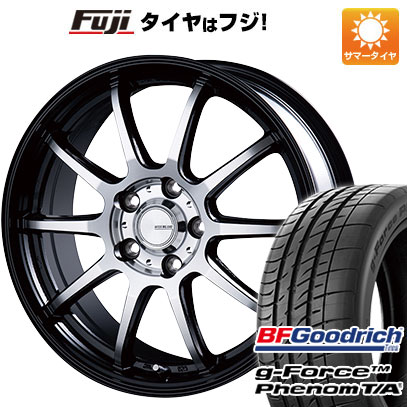 【新品国産5穴114.3車】 夏タイヤ ホイール4本セット 225/40R18 BFグッドリッチ(フジ専売) g-FORCE フェノム T/A インターミラノ インフィニティ F10 18インチ(送料無料)