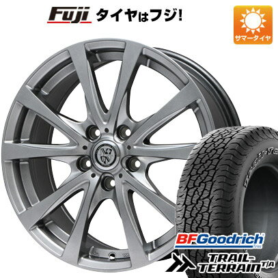 【新品国産5穴114.3車】 夏タイヤ ホイール4本セット 225/60R17 BFグッドリッチ トレールテレーンT/A ORBL ビッグウエイ TRG バーン 17インチ(送料無料)