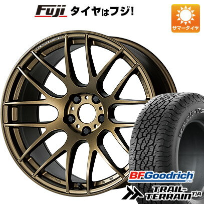 【新品国産5穴114.3車】 夏タイヤ ホイール4本セット 235/60R18 BFグッドリッチ トレールテレーンT/A ORBL ワーク エモーション M8R 18インチ(送料無料)